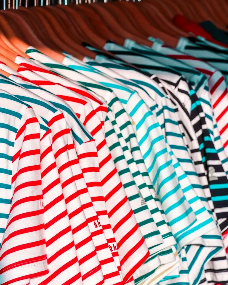 Breton Stripe Tee – Red & White